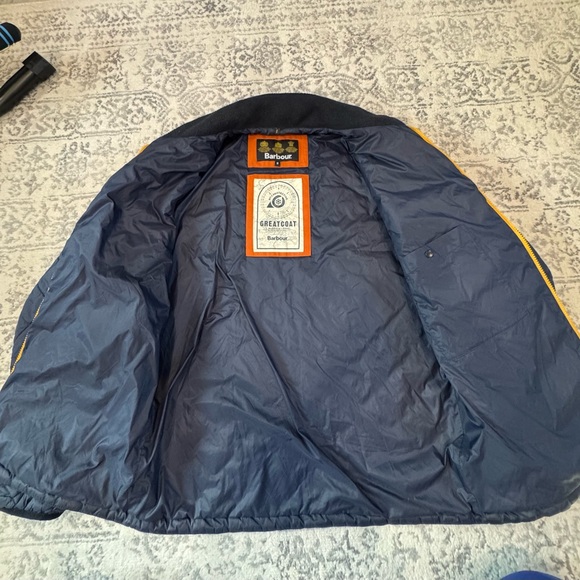 Barbour Kellen Navy Quilted Jacket for Men - Picture 10 of 16